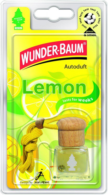 Wundem Baum Car 4.5ml Lemon | Čistící, dezinf.prostř., dezodoranty - Osvěžovač vzduchu - Do automobilů